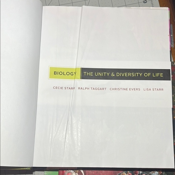 Biology Textbook: The Unity & Diversity of Life - Picture 4 of 6